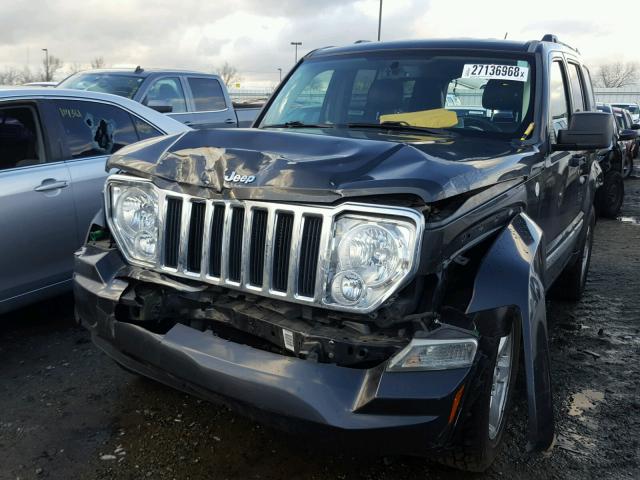 1J4PN5GK0AW151224 - 2010 JEEP LIBERTY LI GRAY photo 2