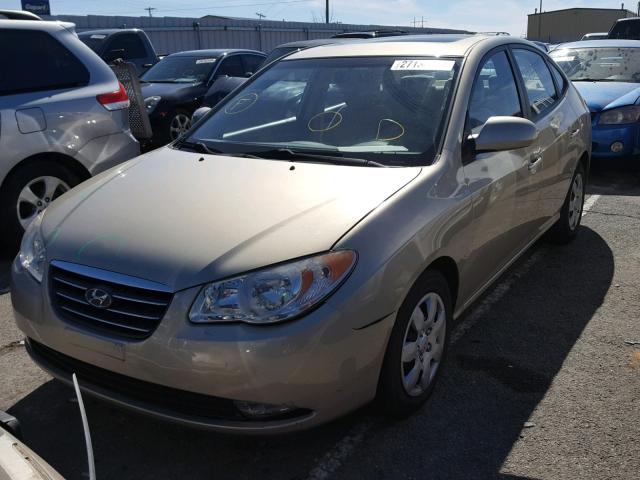 KMHDU46DX8U475503 - 2008 HYUNDAI ELANTRA GL TAN photo 2