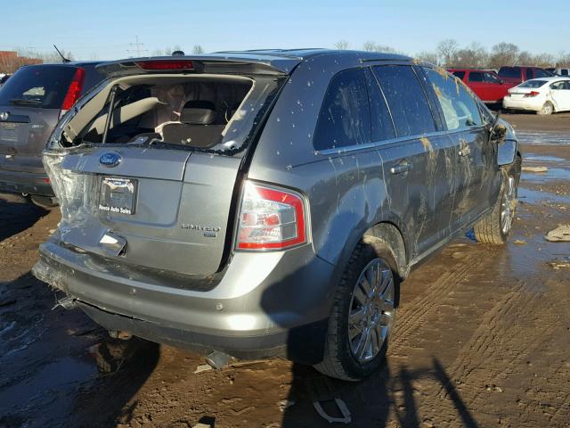 2FMDK49CX8BA27471 - 2008 FORD EDGE LIMIT SILVER photo 4