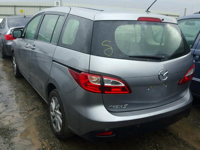 JM1CW2BL5C0129970 - 2012 MAZDA 5 SILVER photo 3