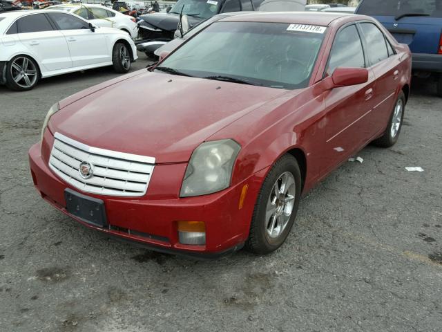 1G6DM57T970115017 - 2007 CADILLAC CTS MAROON photo 2