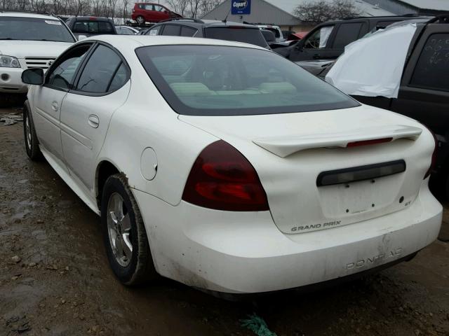 2G2WS522841108705 - 2004 PONTIAC GRAND PRIX WHITE photo 3