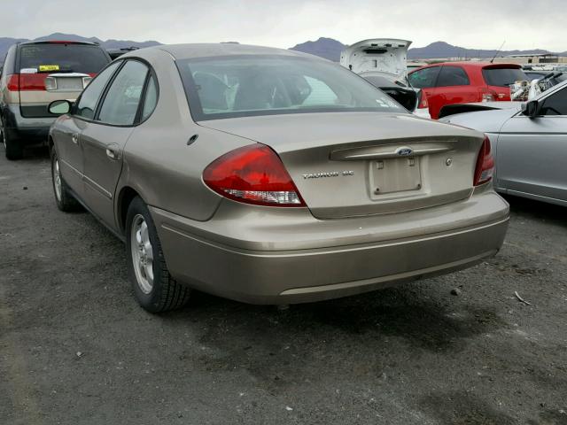 1FAFP53244G188802 - 2004 FORD TAURUS SE GOLD photo 3