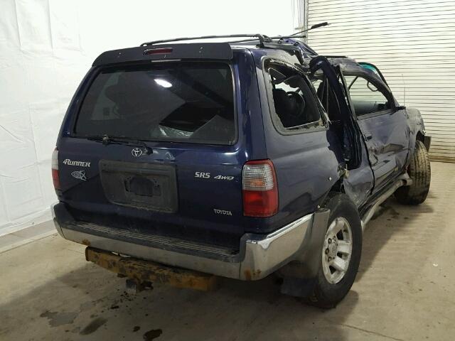 JT3HN86R5Y0319127 - 2000 TOYOTA 4RUNNER SR BLUE photo 4