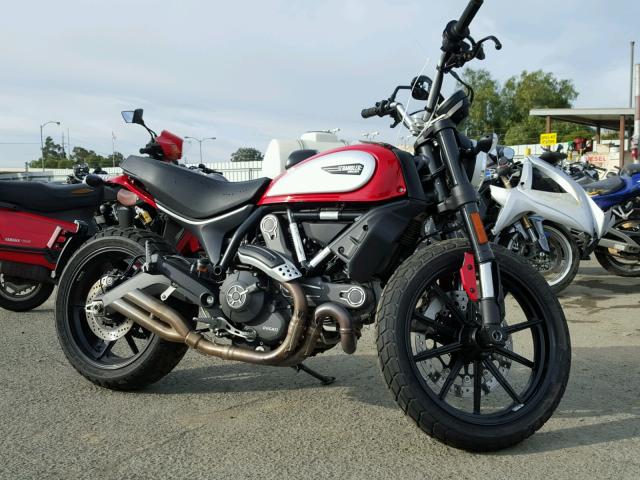 ML015ANM1HT010912 - 2017 DUCATI SCRAMBLER 红色 照片 1