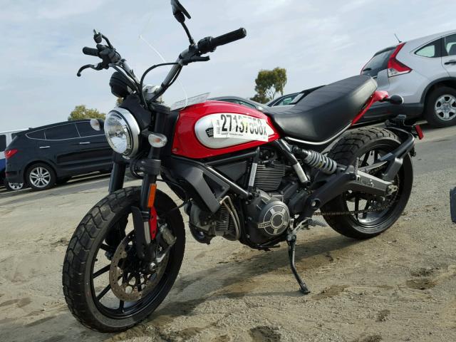 ML015ANM1HT010912 - 2017 DUCATI SCRAMBLER 红色 照片 2