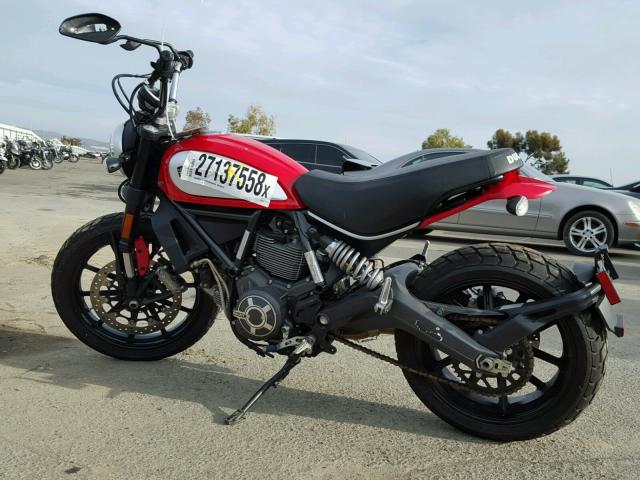 ML015ANM1HT010912 - 2017 DUCATI SCRAMBLER 红色 照片 3