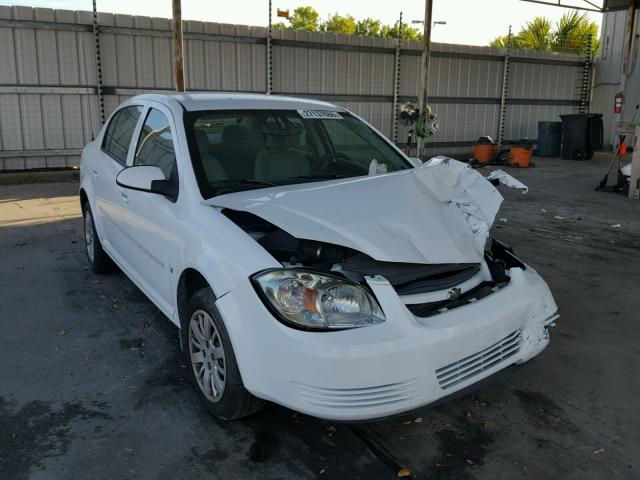 1G1AT58HX97190406 - 2009 CHEVROLET COBALT LT WHITE photo 1