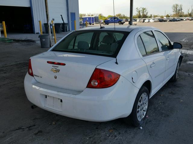 1G1AT58HX97190406 - 2009 CHEVROLET COBALT LT WHITE photo 4