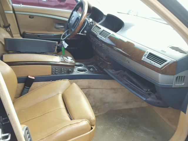 WBAGN63403DR17628 - 2003 BMW 745 LI BLUE photo 5