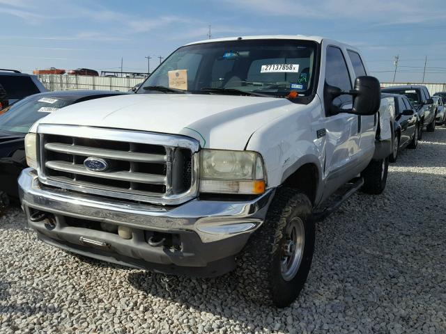 1FTNW21F12EA16409 - 2002 FORD F250 SUPER WHITE photo 2