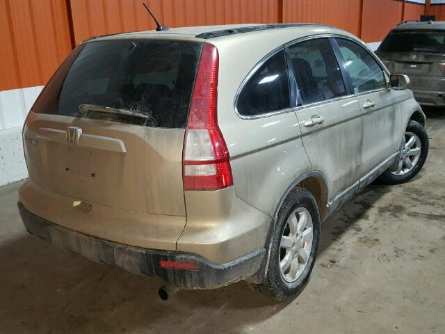 5J6RE48788L810532 - 2008 HONDA CR-V EXL GOLD photo 4