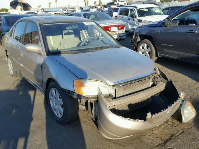 2HGES26711H559295 - 2001 HONDA CIVIC EX BEIGE photo 1