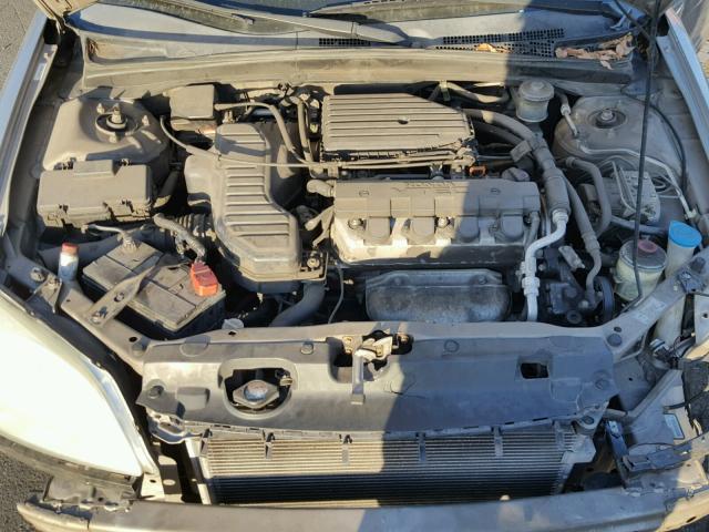 2HGES26711H559295 - 2001 HONDA CIVIC EX BEIGE photo 7