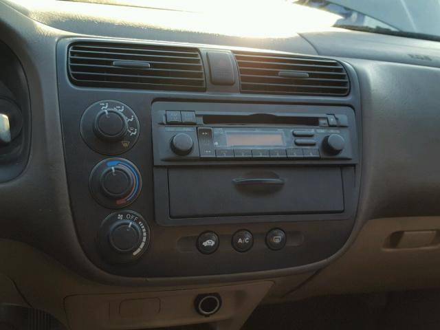 2HGES26711H559295 - 2001 HONDA CIVIC EX Բեժ լուսանկար 9