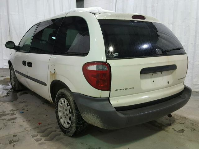 1C4GJ25332B652368 - 2002 CHRYSLER VOYAGER WHITE photo 3