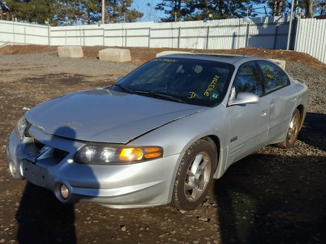 1G2HZ541814226908 - 2001 PONTIAC BONNEVILLE SILVER photo 2