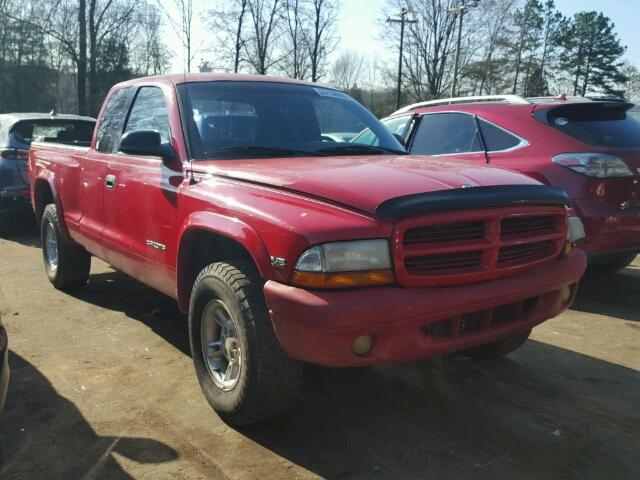 1B7GG22XXXS170610 - 1999 DODGE DAKOTA RED photo 1