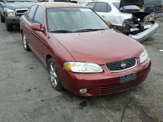 3N1BB51A81L002965 - 2001 NISSAN SENTRA SE MAROON photo 1