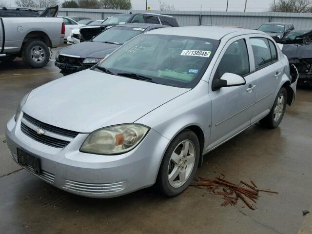 1G1AF5F57A7103629 - 2010 CHEVROLET COBALT 2LT SILVER photo 2