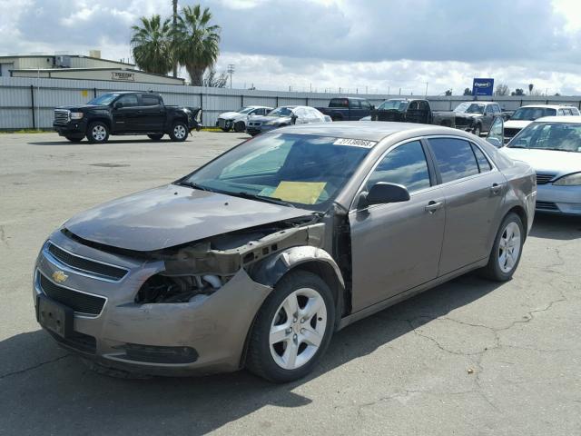 1G1ZB5E10BF131387 - 2011 CHEVROLET MALIBU LS BROWN photo 2