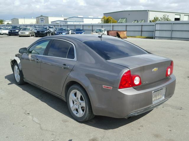 1G1ZB5E10BF131387 - 2011 CHEVROLET MALIBU LS BROWN photo 3