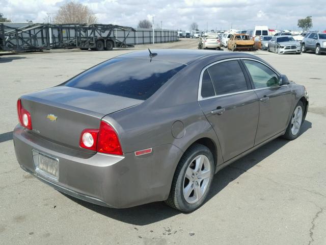 1G1ZB5E10BF131387 - 2011 CHEVROLET MALIBU LS BROWN photo 4