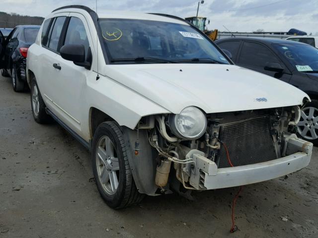 1J8FT47W08D706434 - 2008 JEEP COMPASS SP WHITE photo 1