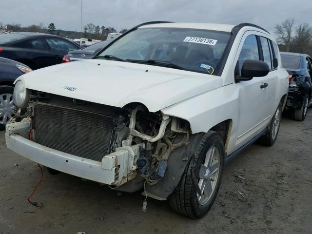 1J8FT47W08D706434 - 2008 JEEP COMPASS SP WHITE photo 2