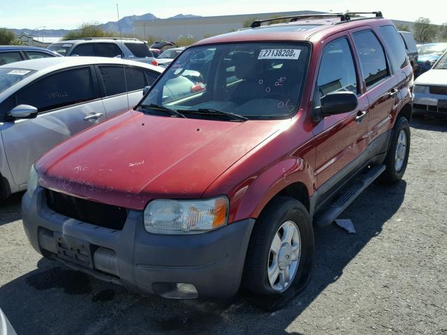 1FMYU03183KD38519 - 2003 FORD ESCAPE XLT MAROON photo 2