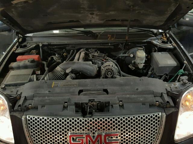 1GKFK66887J175271 - 2007 GMC YUKON XL D BLACK photo 7