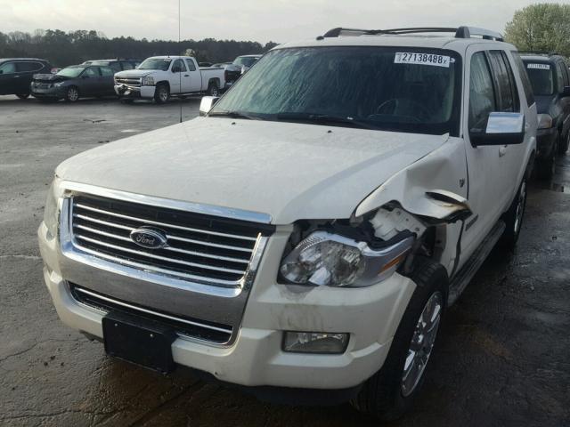 1FMEU65868UA27005 - 2008 FORD EXPLORER L WHITE photo 2