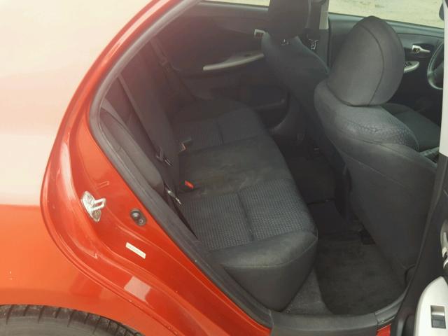 1NXBE40E49Z133410 - 2009 TOYOTA COROLLA XR 红色 照片 6