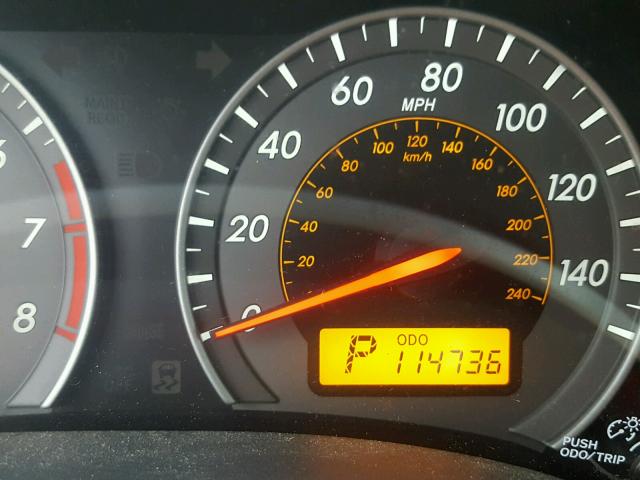 1NXBE40E49Z133410 - 2009 TOYOTA COROLLA XR 红色 照片 8