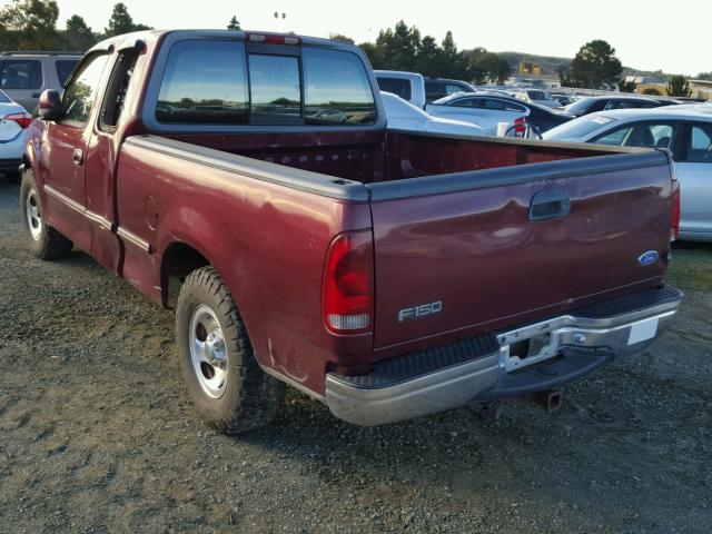 1FTDX1762VKC63048 - 1997 FORD F150 RED photo 3