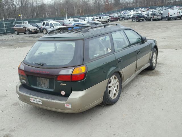 4S3BH6655Y7626797 - 2000 SUBARU LEGACY OUT GREEN photo 4