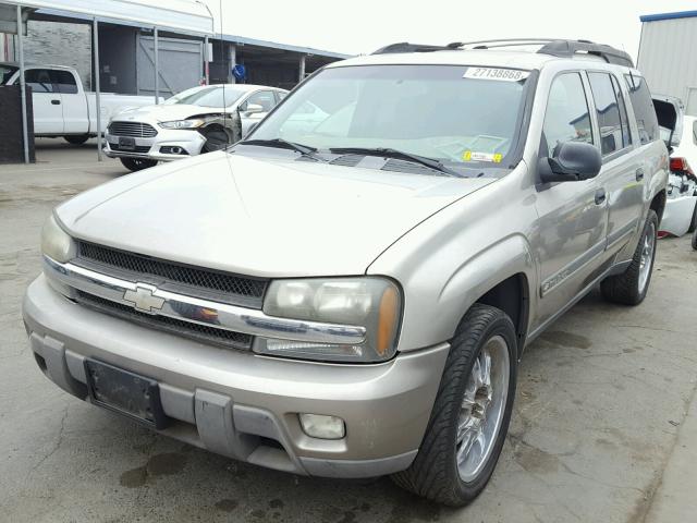 1GNES16S526127414 - 2002 CHEVROLET TRAILBLAZE TAN photo 2