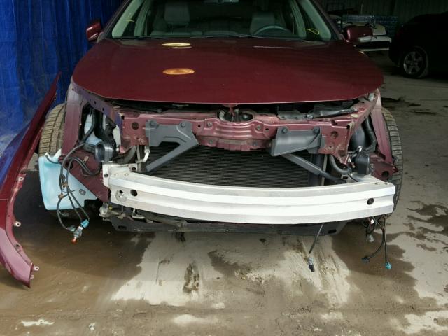 19UUA8F57AA014765 - 2010 ACURA TL RED photo 9