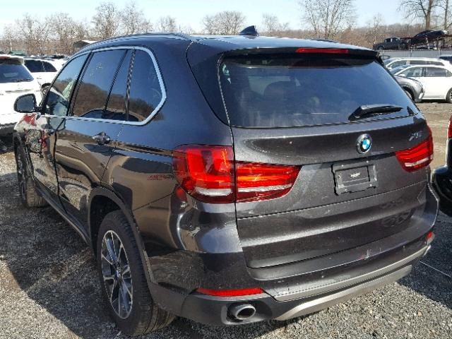 5UXKS4C38H0U04772 - 2017 BMW X5 XDRIVE3 BLACK photo 3