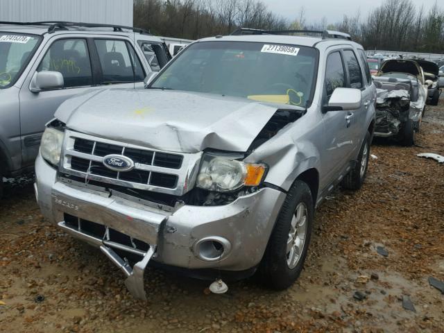 1FMCU0EG9AKB35177 - 2010 FORD ESCAPE LIM SILVER photo 2