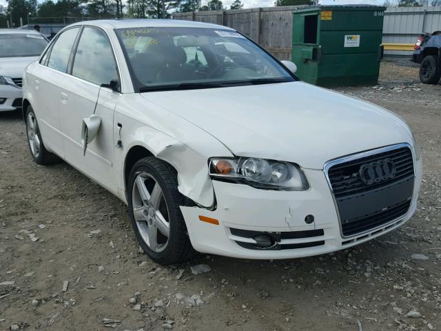 WAUAF68E05A470050 - 2005 AUDI A4 2.0T WHITE photo 1