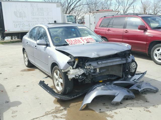 JM1BK12F651307085 - 2005 MAZDA 3 I GRAY photo 1