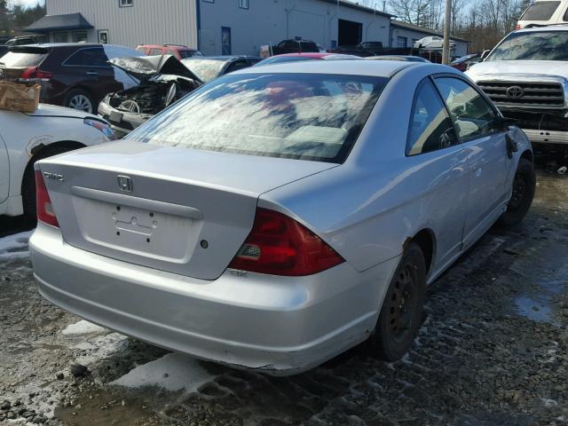 1HGEM22922L046580 - 2002 HONDA CIVIC EX SILVER photo 4