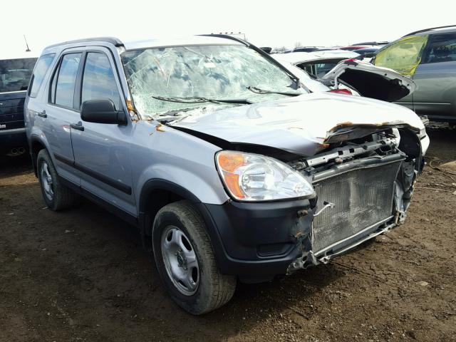 JHLRD78524C047994 - 2004 HONDA CR-V LX SILVER photo 1