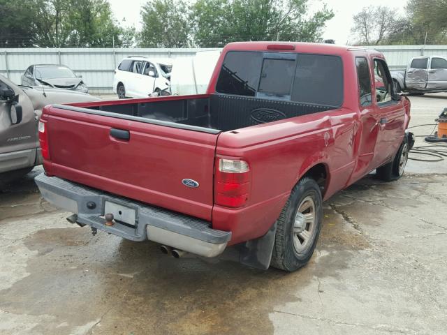 1FTYR14V33PB10315 - 2003 FORD RANGER SUP RED photo 4