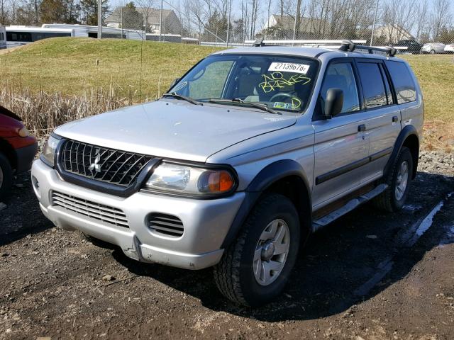 JA4MT21H62J053656 - 2002 MITSUBISHI MONTERO SP SILVER photo 2