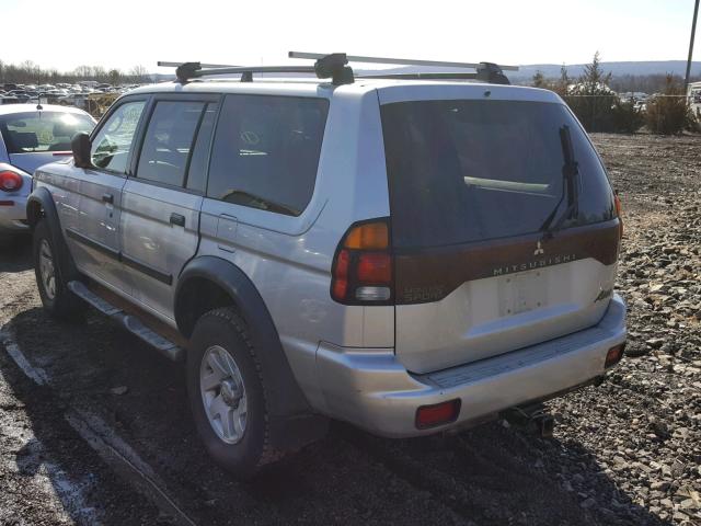 JA4MT21H62J053656 - 2002 MITSUBISHI MONTERO SP SILVER photo 3