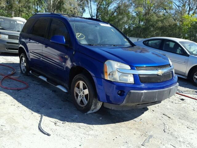 2CNDL63F866016180 - 2006 CHEVROLET EQUINOX LT BLUE photo 1