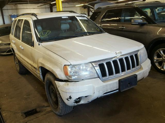 1J4GW58N34C290792 - 2004 JEEP GRAND CHER WHITE photo 1