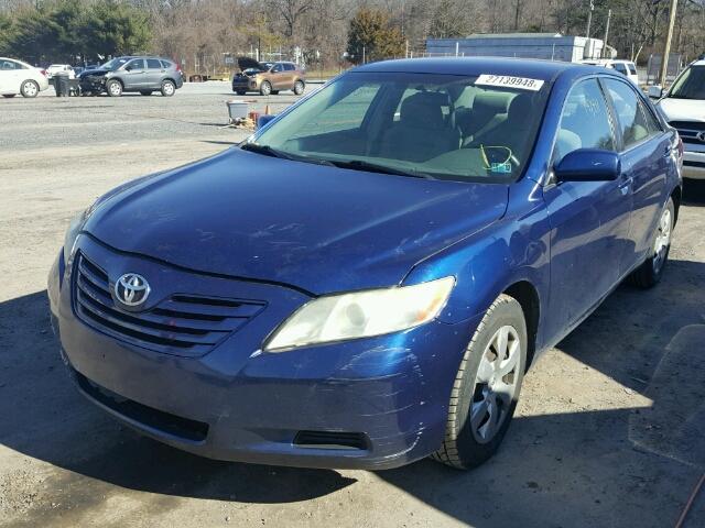 4T1BK46KX7U034982 - 2007 TOYOTA CAMRY NEW BLUE photo 2